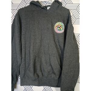 Jerzees Volly Ball Vibes Hoodie Size M